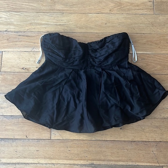 L’AGENCE strapless babydoll top size 2 - Picture 2 of 8